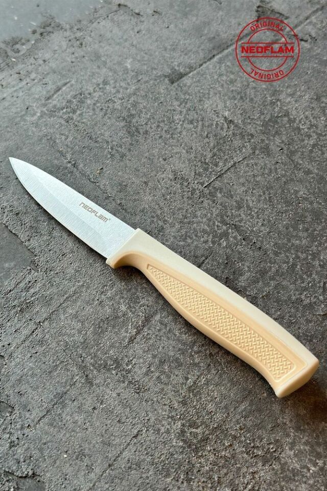 Fika Mıcroban Soyma Bıçak Bej 8cm